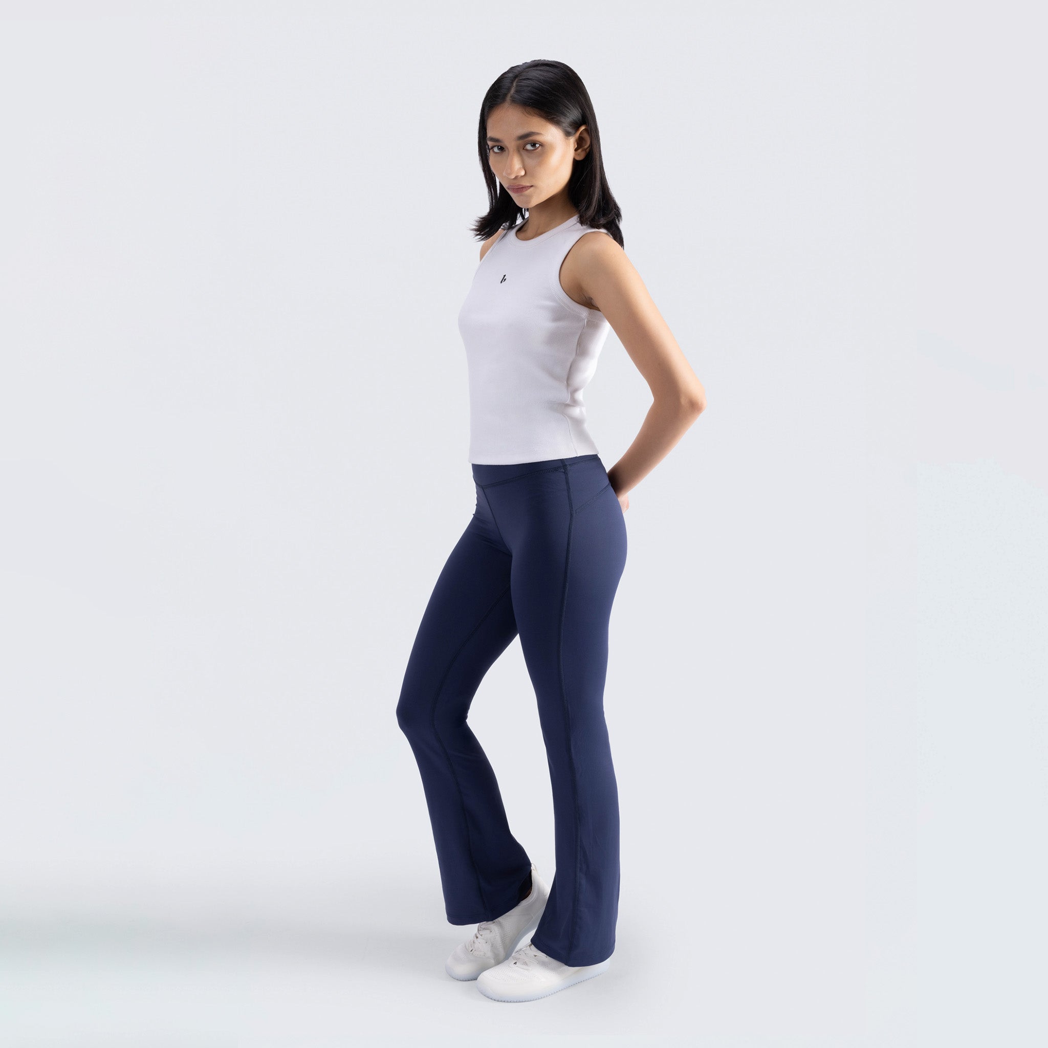 Glide Flared Pants Navy