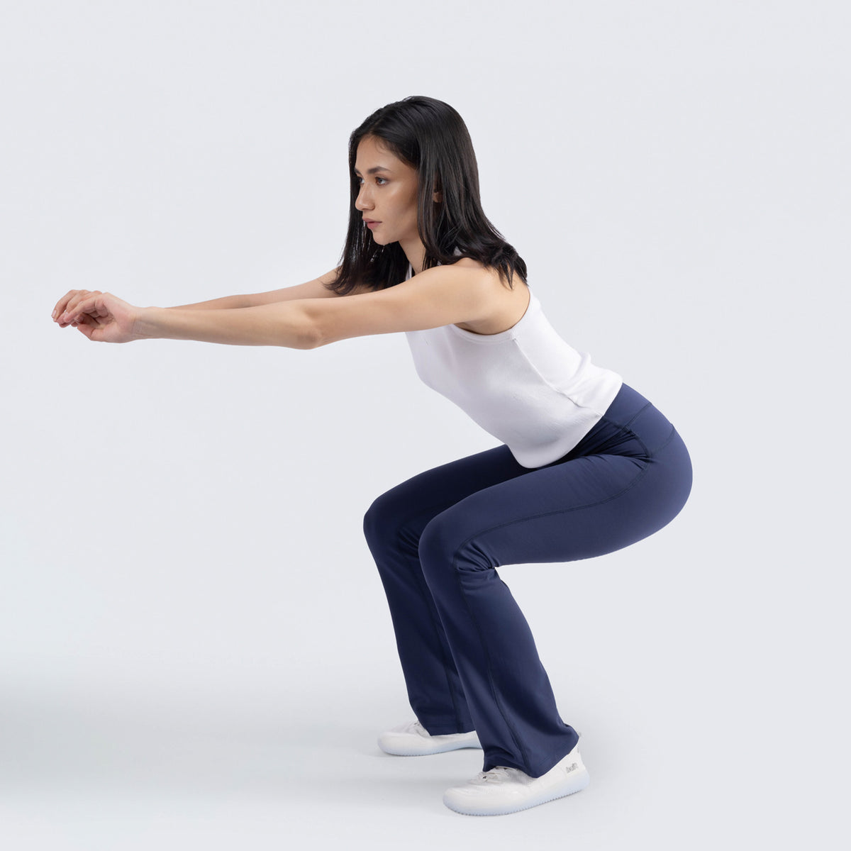 Glide Flared Pants Navy