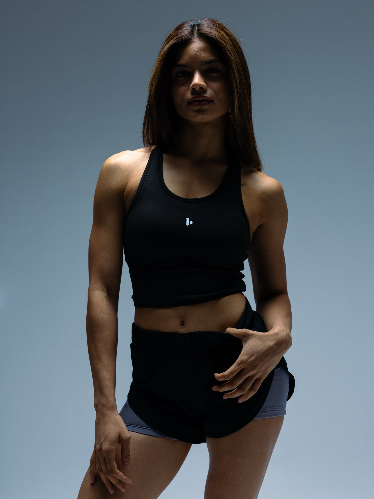 Parallel High Support Bra Black