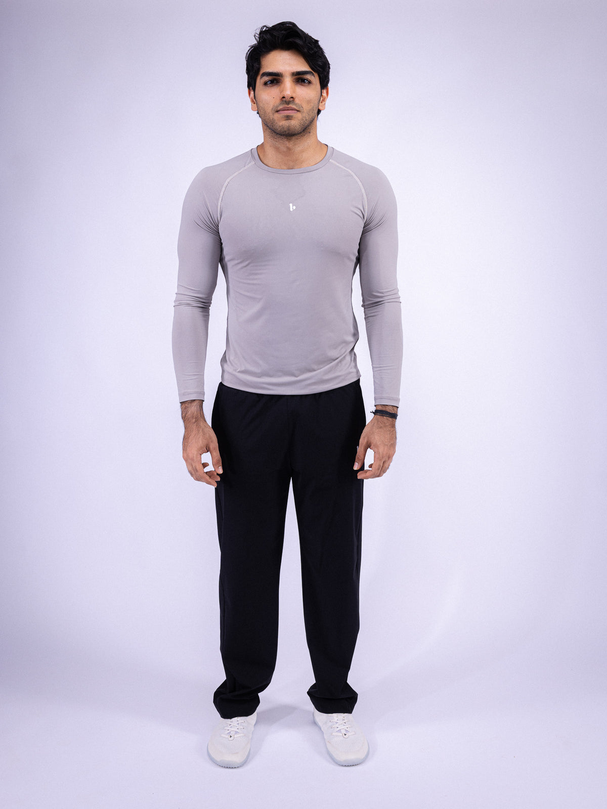 Base Compression L/S Grey