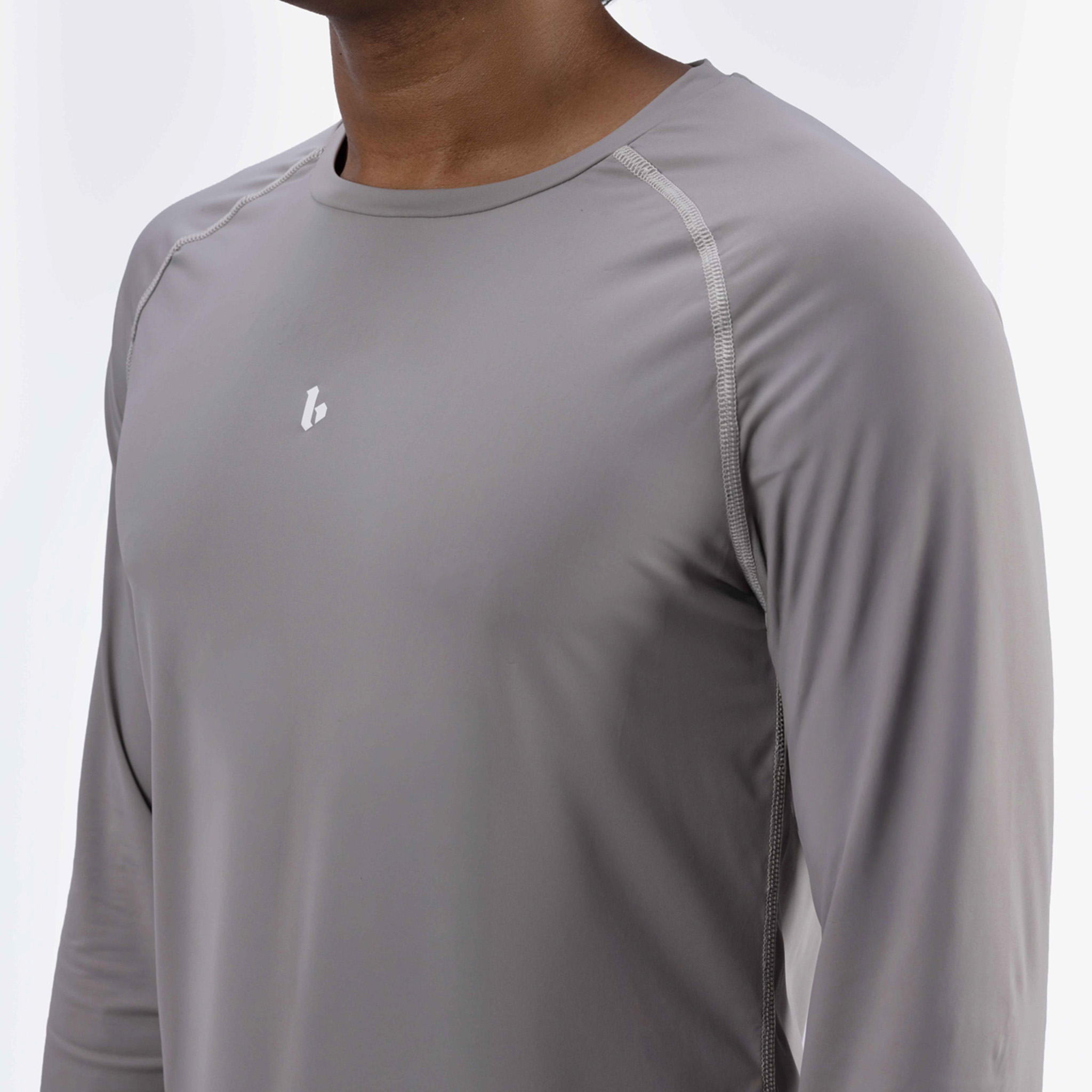 Base Compression L/S Grey