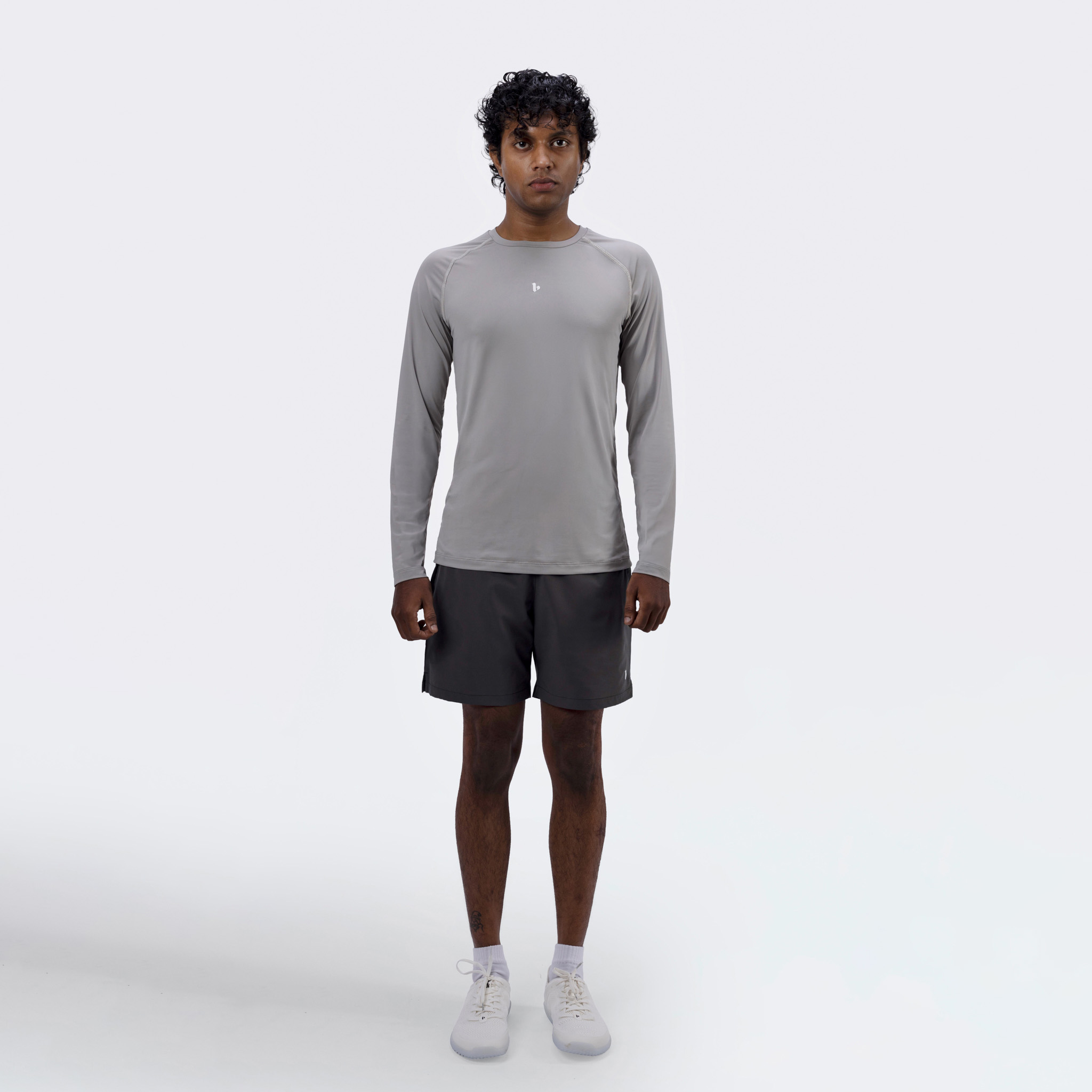 Base Compression L/S Grey
