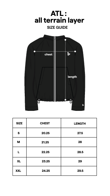 ATL : All Terrain Layer size guide